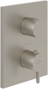 Термостат для душу Villeroy & Boch Conum вбудований матовий нікель TVS12700100064