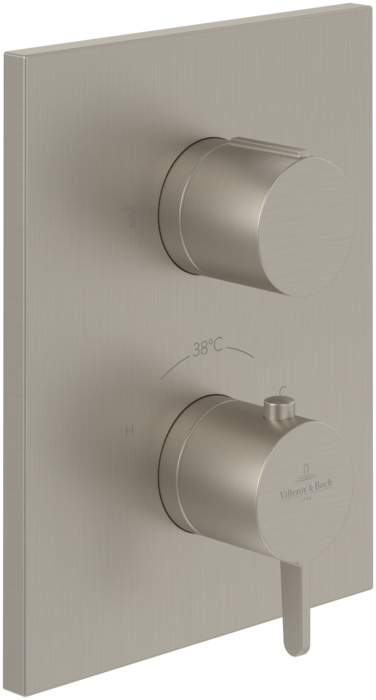 Термостат для душу Villeroy & Boch Conum вбудований матовий нікель TVS12700200064