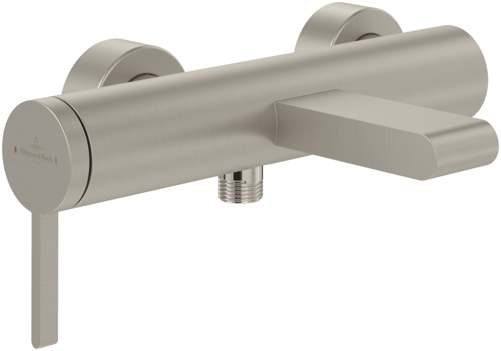 Смеситель для ванной Villeroy & Boch Dawn однорычажный матовый никель TVT10650115164
