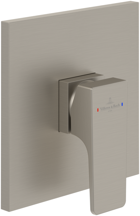 Змішувач для душу Villeroy & Boch Architectura Square вбудований матовий нікель TVS12500200064