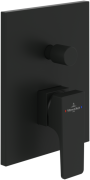 Змішувач для душу Villeroy & Boch Architectura Square матовий чорний TVS125003000K5
