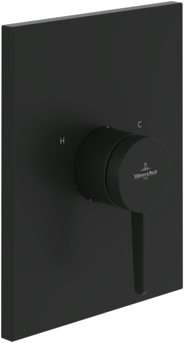 Змішувач для душу Villeroy & Boch Conum матовий чорний TVS127004000K5