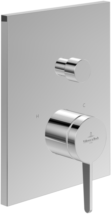 Змішувач для душу Villeroy & Boch Conum вбудований хром TVT12700100061