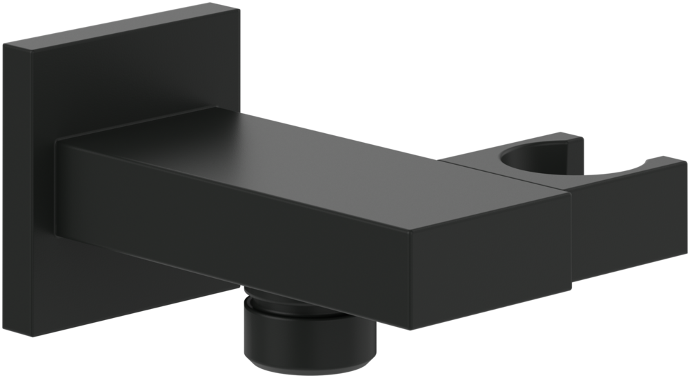 Тримач для ручного душу Villeroy & Boch Universal Showers із шланговим підключенням матовий чорний TVC000463000K5