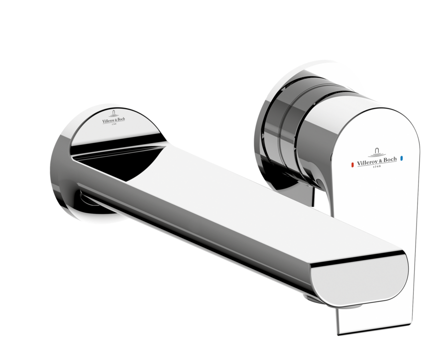 Змішувач для раковини Villeroy & Boch Liberty настінний одноважільний хром TVW10700800061