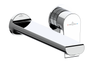 Змішувач для раковини Villeroy & Boch Liberty настінний одноважільний хром TVW10700800161