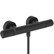 Термостат для душу Villeroy & Boch Universal Showers двовентильний матовий чорний TVS000034000K5