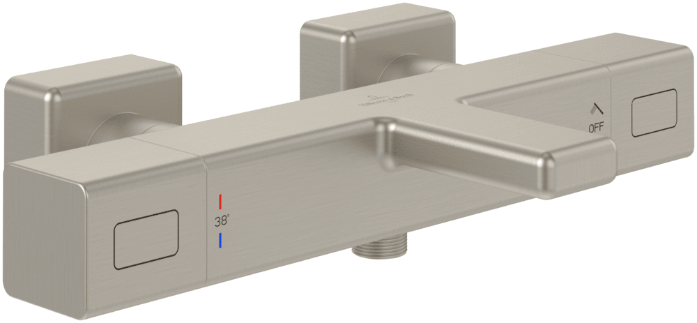 Термостат для ванной Villeroy & Boch Universal Taps & Fittings двухвентильный матовый никель TVT00000200064
