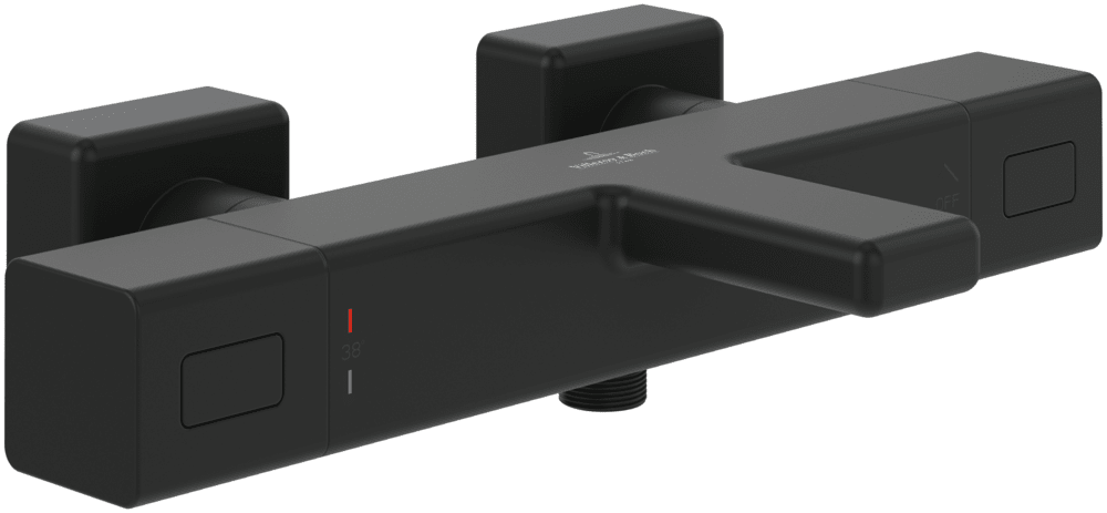 Термостат для ванной Villeroy & Boch Universal Taps & Fittings двухвентильный матовый черный TVT000002000K5