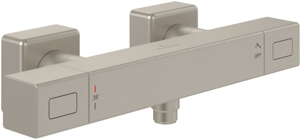 Термостат для душу Villeroy & Boch Universal Taps & Fittings двовентильний матовий нікель TVS00001800064