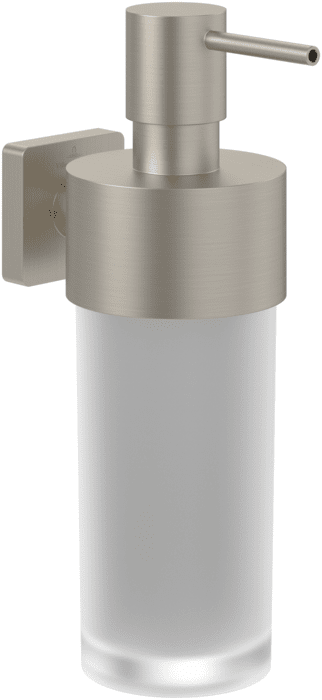 Диспенсер для жидкого мыла Villeroy & Boch Elements - Striking с держателем матовый никель TVA15200700064