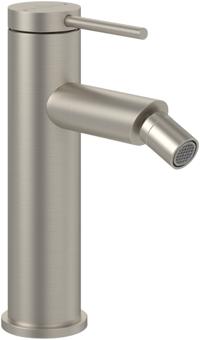 Смеситель для биде Villeroy & Boch Loop & Friends с донным клапаном матовый никель TVB10620115364