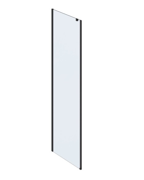 Неподвижная стенка для душа Ravak Roll ROPS-80 профиль черный стекло transparent X90V40300Z1