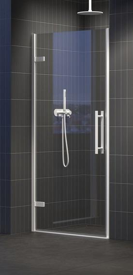 Душевая дверь Ravak Cool! COSD1-80 распашная профиль матовый белый стекло transparent X0VV40E00Z1