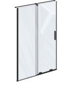 Душевая дверь Ravak Roll RODP 2-110 раздвижная профиль черный стекло transparent X08VD0300Z1