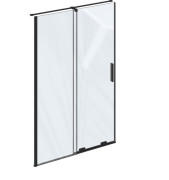 Душевая дверь Ravak Roll RODP 2-110 раздвижная профиль черный стекло transparent X08VD0300Z1