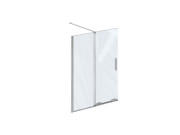 Шторка для ванни Ravak Roll ROVS 2-100 100х150 см профіль полірований алюміній прозоре скло X786A0C00Z1