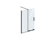 Шторка для ванни Ravak Roll ROVS 2-110 110х150 см профіль чорний прозоре скло X786D0300Z1