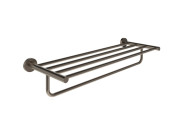 Тримач для рушників Ravak Kona KN 330 з полицею графіт матовий X07P1331