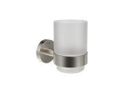 Склянка для зубних щіток Ravak Kona KN 210 з тримачем матова нержавіюча сталь X07P1296