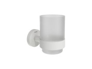 Склянка для зубних щіток Ravak Kona KN 210 з тримачем білий матовий X07P1322