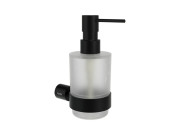 Диспенсер для рідкого мила Ravak Fold FD 231 з тримачем чорний матовий X07P1356