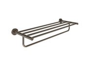 Тримач для рушників Ravak Kona KN 330 з полицею графіт матовий X07P1331