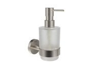 Диспенсер для рідкого мила Ravak Kona KN 231 з тримачем матова нержавіюча сталь X07P1297