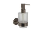 Диспенсер для рідкого мила Ravak Kona KN 231 з тримачем матовий графіт X07P1336