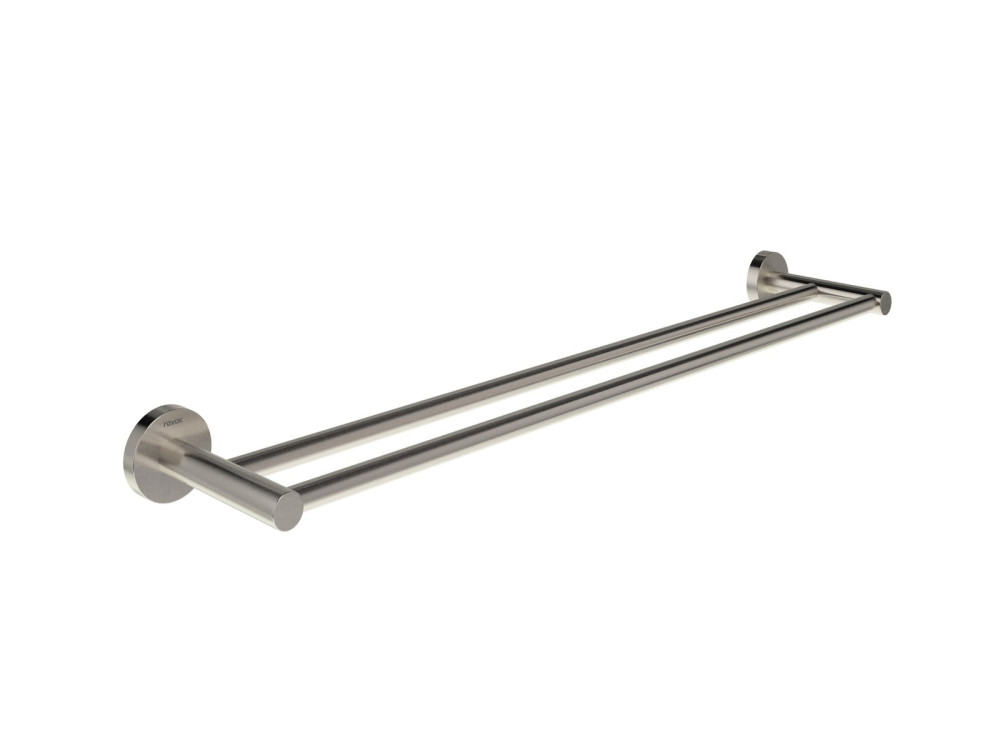 Держатель для полотенец Ravak Kona KN 320 двойной матовая нержавеющая сталь X07P1291