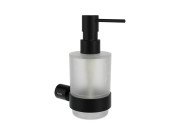 Диспенсер для жидкого мыла Ravak Fold FD 231 с держателем черный матовый X07P1356