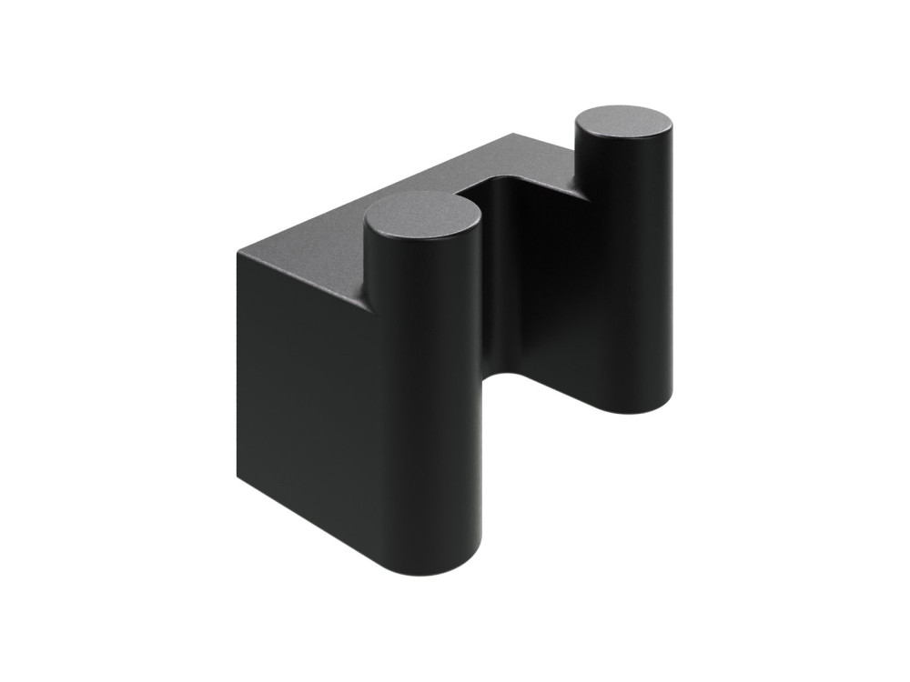 Крючок для ванной Ravak Chrome II CR II 100 двойной черный матовый X07P1374