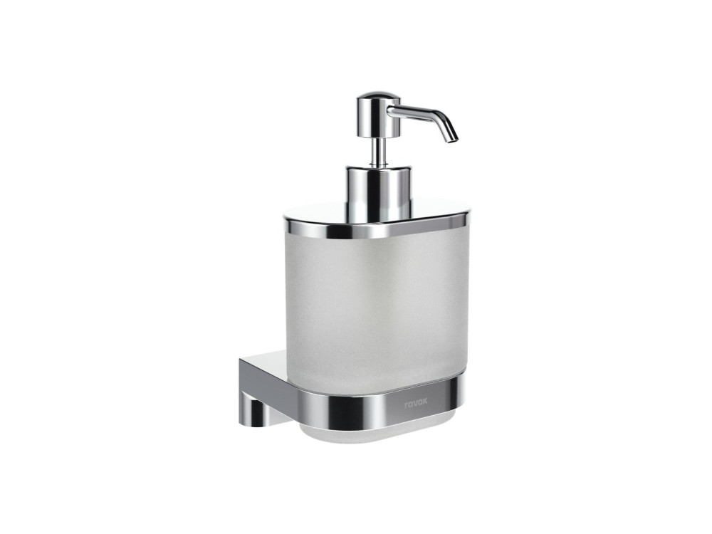 Диспенсер для жидкого мыла Ravak Chrome II CR II 231 с держателем хром глянцевый X07P1367