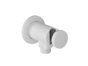 Шлангове під'єднання Ravak 707.00 з тримачем для душу матовий білий X070564