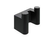 Крючок для ванной Ravak Chrome II CR II 100 двойной черный матовый X07P1374