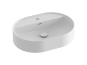 Раковина для ванної кімнати Ravak Ceramic Slim Shelf O 55х40 см кераміка матовий білий XJX0E155001