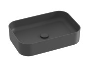 Раковина для ванної Ravak Ceramic Slim R 55х37 см кераміка антрацит XJX03155003