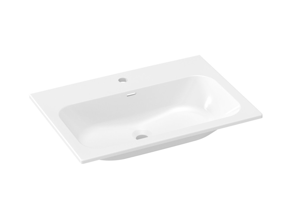 Раковина для ванной Ravak Chrome Slim 70,5х49 см керамика белый XJX01170002