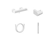 Змішувач для душу Ravak Espirit з душовим гарнітуром матовий білий X07S129