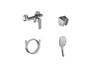 Смеситель для душа Ravak Life с душевым гарнитуром хром глянцевый X07S111