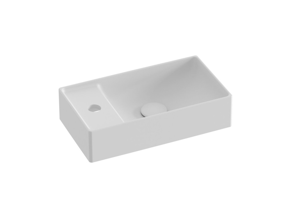 Раковина для ванной Ravak Veda 40х22 см керамика матовый белый XJX0E240002