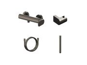 Смеситель для душа Ravak Eleganta с душевым гарнитуром графит матовый X07S141