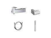 Змішувач для душу Ravak Chrome II з душовим гарнітуром хром глянсовий X07S121