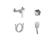 Змішувач для душу Ravak Classic з душовим гарнітуром хром X07S118
