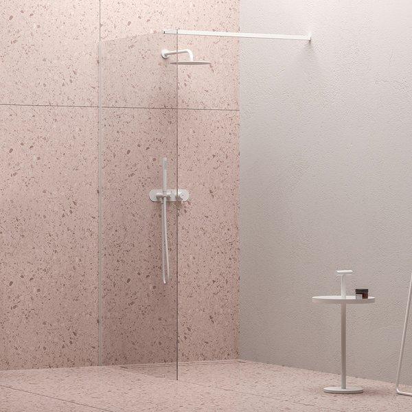 Душевая перегородка Ravak Walk-In Wall 90 см профиль белый матовый стекло transparent GW9W70E00Z1