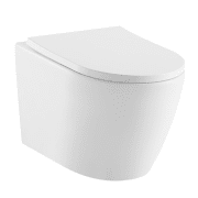 Підвісний унітаз Ravak Concept Storm RimOff 37х53 см з сидінням кераміка білий глянець RKUM000009