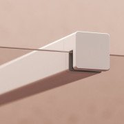 Держатель для душевой перегородки Ravak W SET-1200 Uni Free/Wall белый матовый GWD01000E006