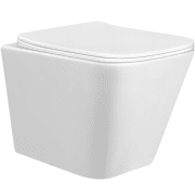 Підвісний унітаз Ravak Concept Cube RimOff 35х48 см з сидінням кераміка білий глянець RKUM000010