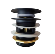 Злив для ванни Ravak FreeStyle Click-Clack чорний матовий RKUA600013