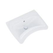 Раковина для ванної кімнати Ravak Safe 60,3х49 см для людей з обмеженими можливостями кераміка білий XJX01160006